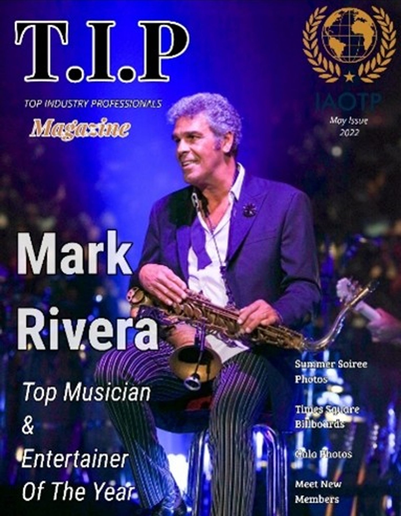 Mark Rivera — T.I.P. Magazine cover