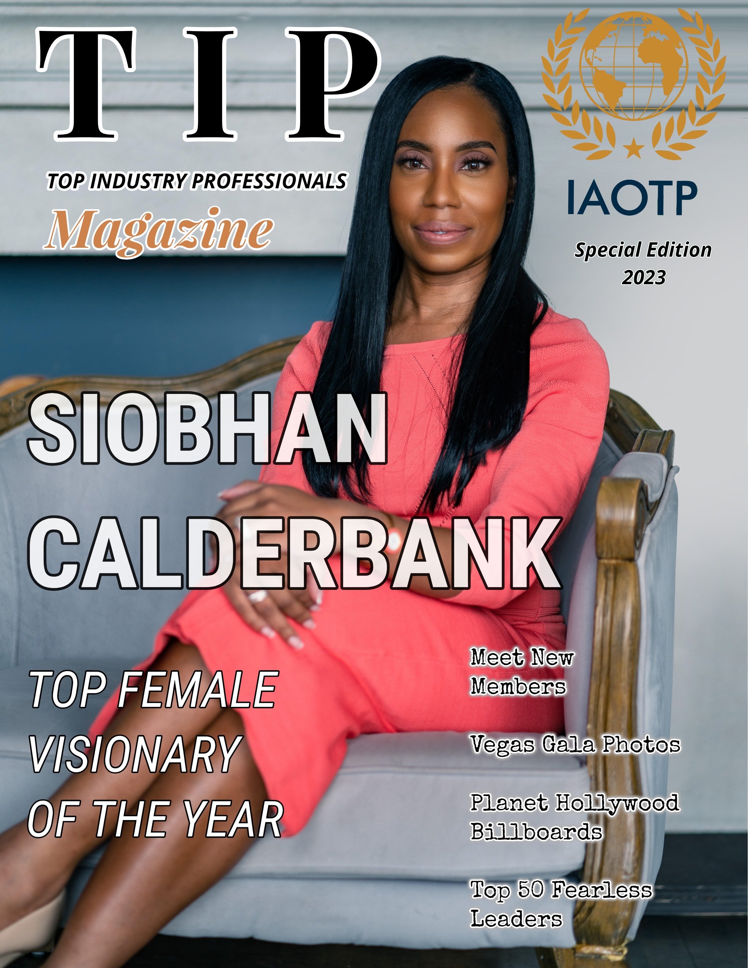 Siobhan Calderbank — T.I.P. Magazine cover