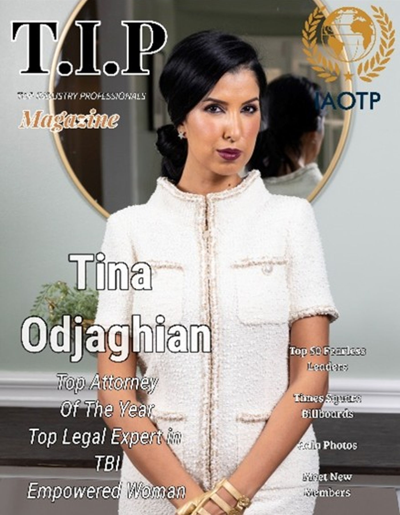 Tina — T.I.P. Magazine cover